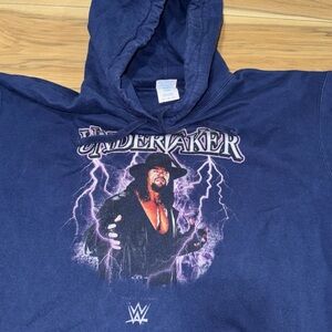Vintage RARE Y2K WWF Undertaker Hoodie Size XL WWE Ring Spun Port Company Purp’